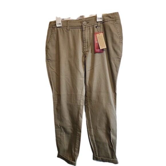 Woolrich Women’s Size 6 Sunday Chino Pants Khaki Brown Relaxed Fit NWT $79 - Picture 1 of 7